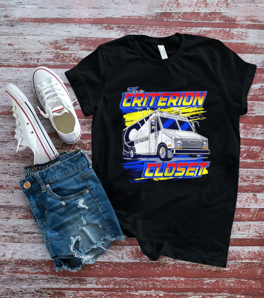 The Criterion Closet Film Movies Cinema Criterion Truck T-Shirt