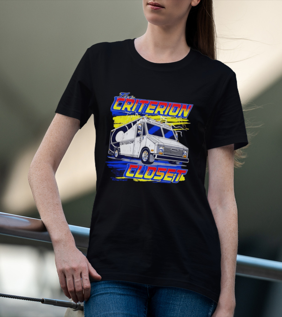 The Criterion Closet Film Movies Cinema Criterion Truck T-Shirt