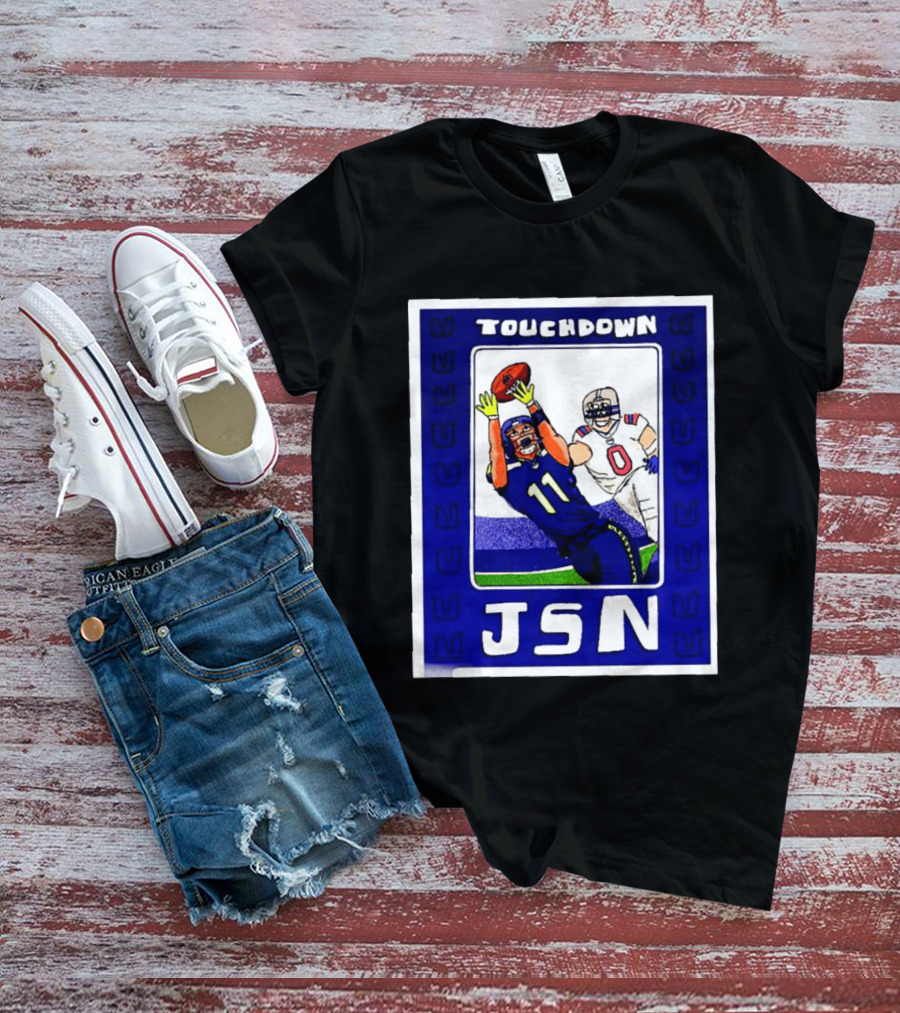 Touchdown JSN Jackson Smith Njigba Seattle Football Catch 11 T-Shirt