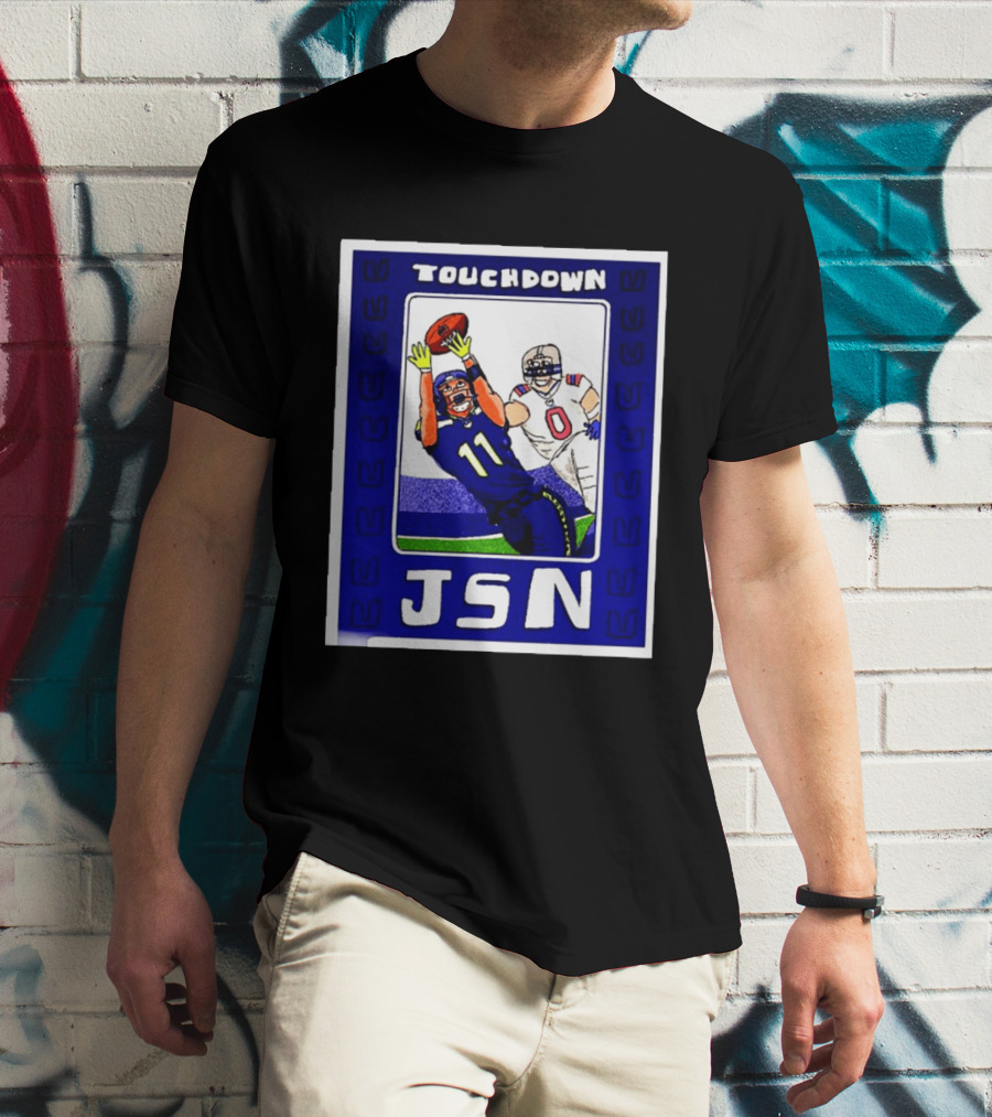 Touchdown JSN Jackson Smith Njigba Seattle Football Catch 11 T-Shirt
