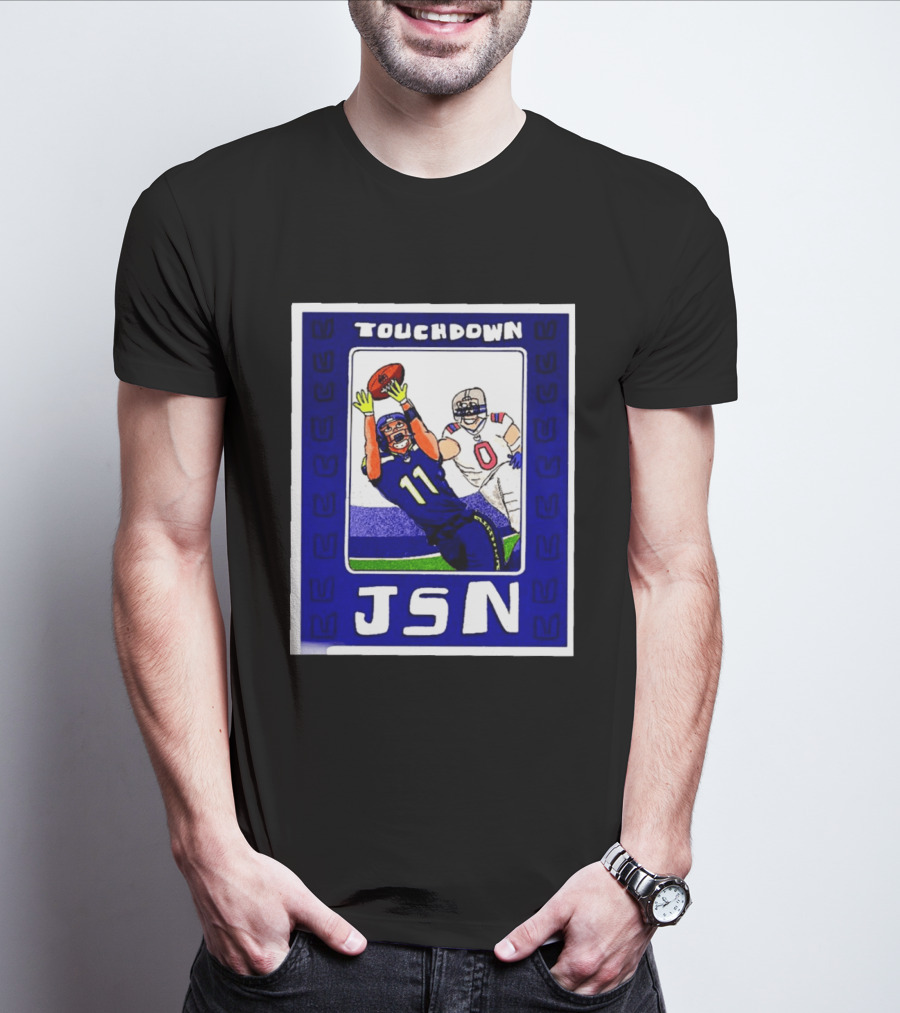 Touchdown JSN Jackson Smith Njigba Seattle Football Catch 11 T-Shirt