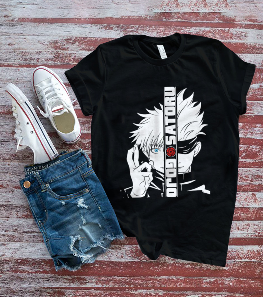 Satoru Gojo Mirror Six Eyes Limitless Jujutsu Kaisen Anime Fan T-Shirt