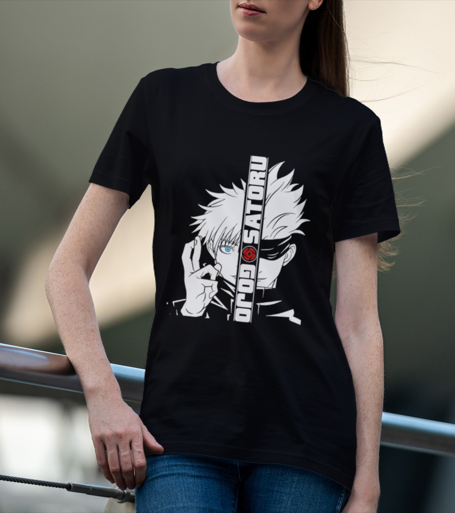 Satoru Gojo Mirror Six Eyes Limitless Jujutsu Kaisen Anime Fan T-Shirt