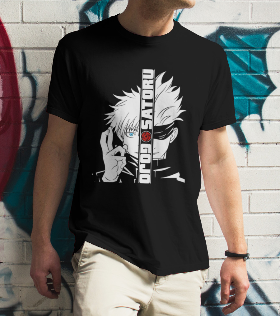 Satoru Gojo Mirror Six Eyes Limitless Jujutsu Kaisen Anime Fan T-Shirt