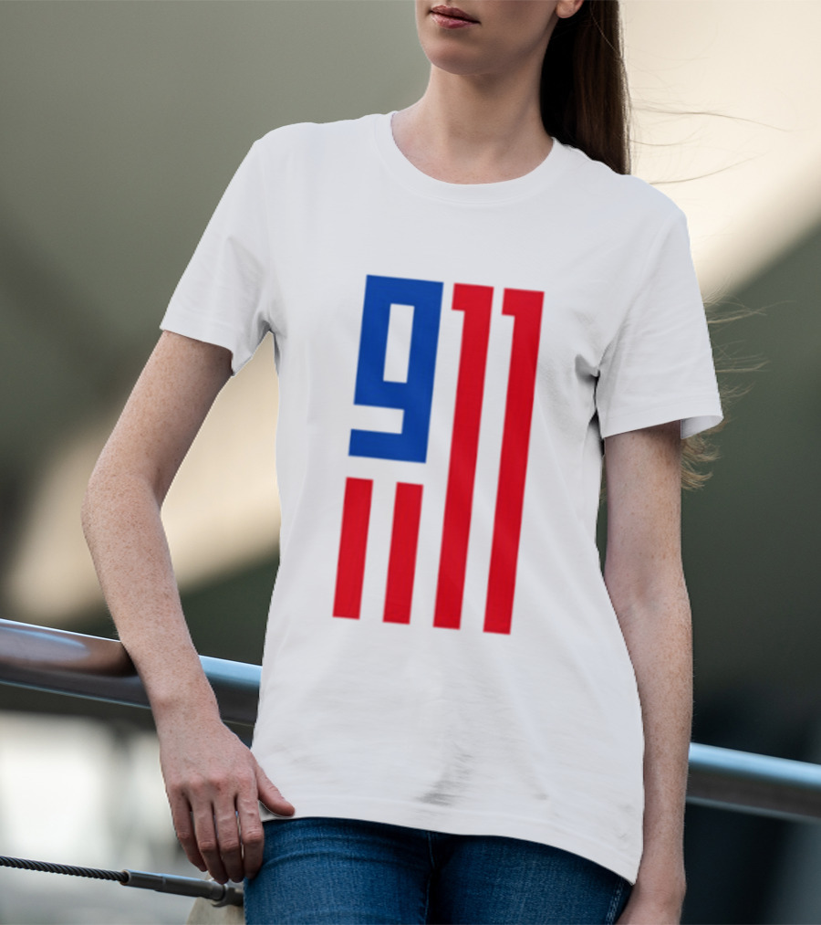 9/11 American Flag USA Patriotic September 11 T-Shirt