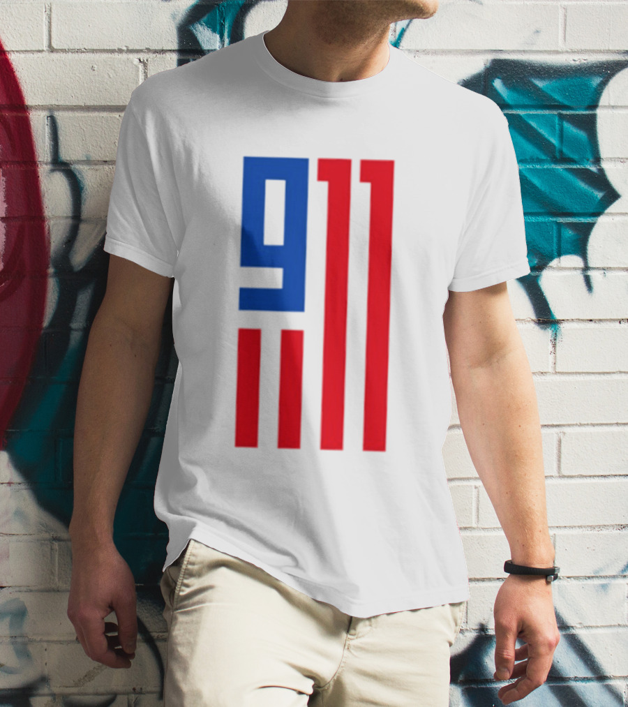 9/11 American Flag USA Patriotic September 11 T-Shirt
