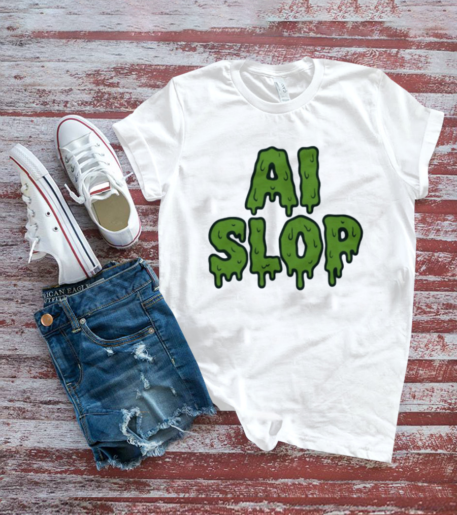 AI Slop Dripping Goo T-Shirt