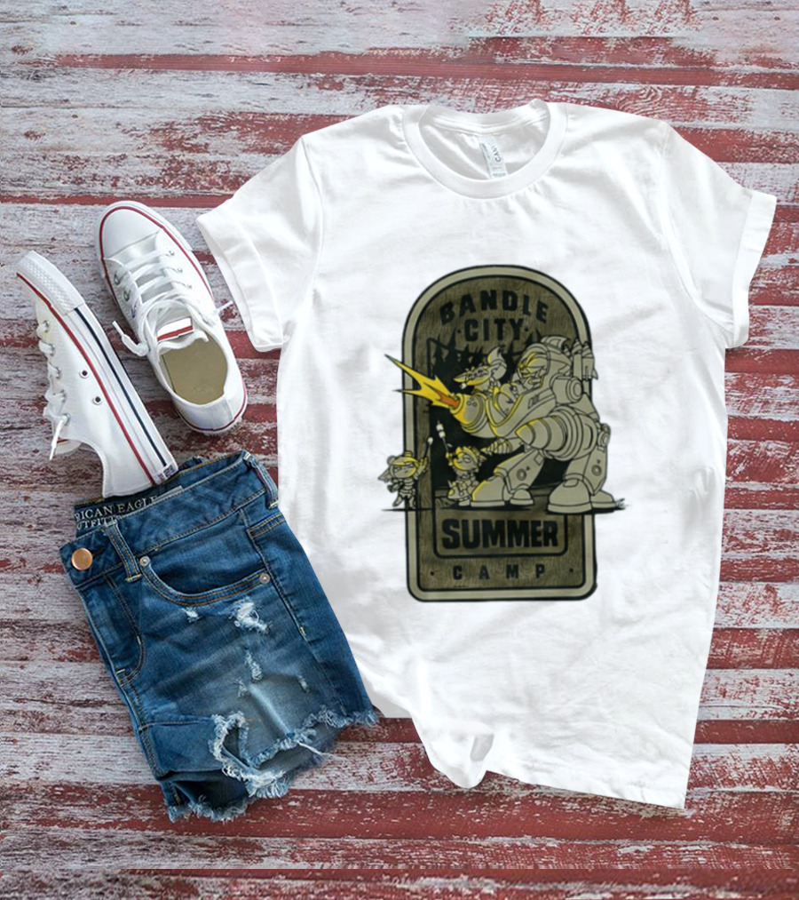 Bandle City Summer Camp League Of Legends Character Battle Scene T-Shirt