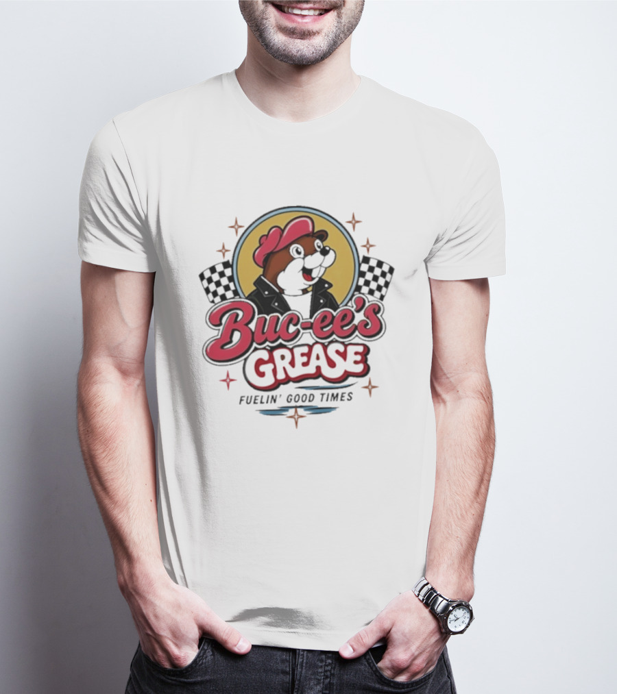 Buc Ee's Grease Fuelin' Good Times Racing T-Shirt