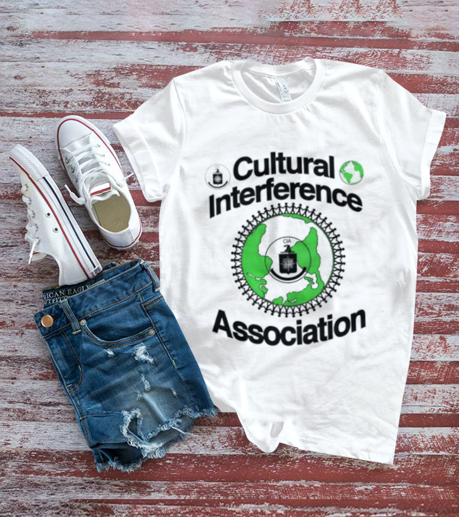 Cultural Interference Association Green Globe T-Shirt
