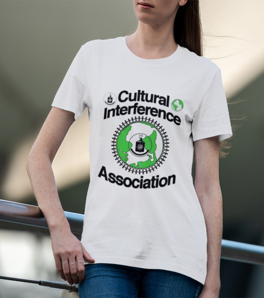 Cultural Interference Association Green Globe T-Shirt