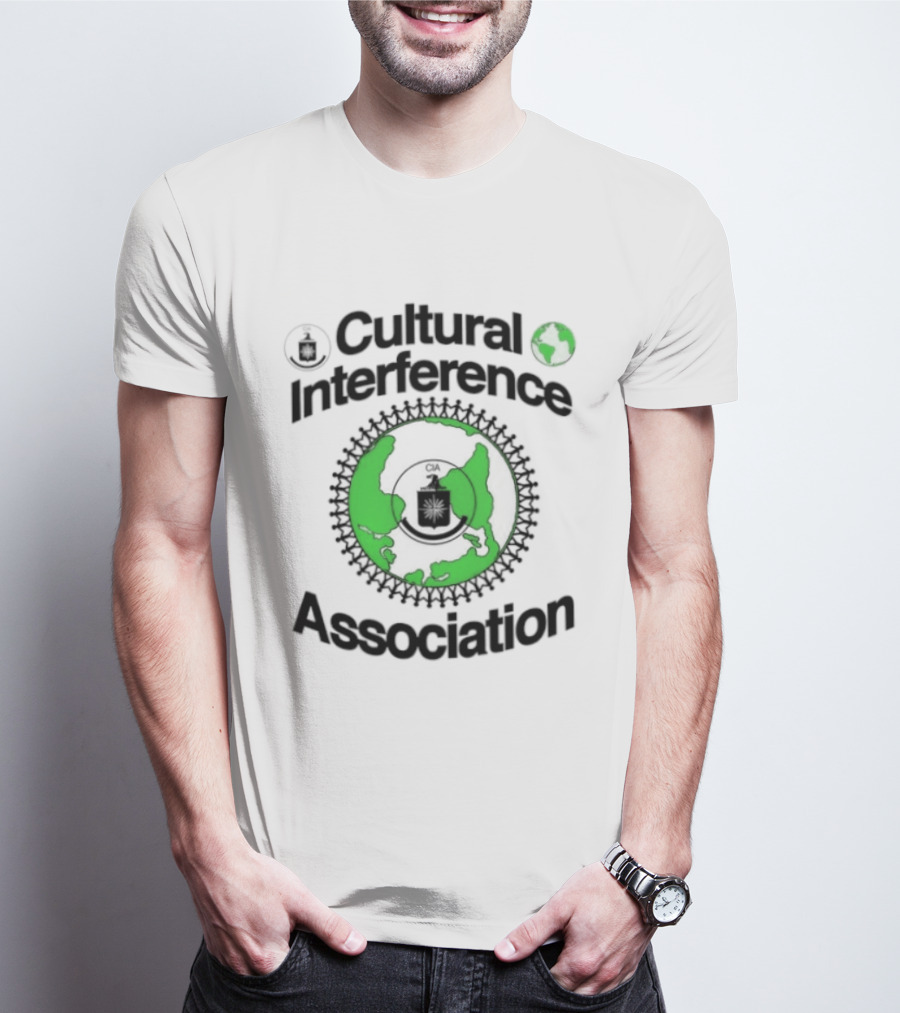 Cultural Interference Association Green Globe T-Shirt