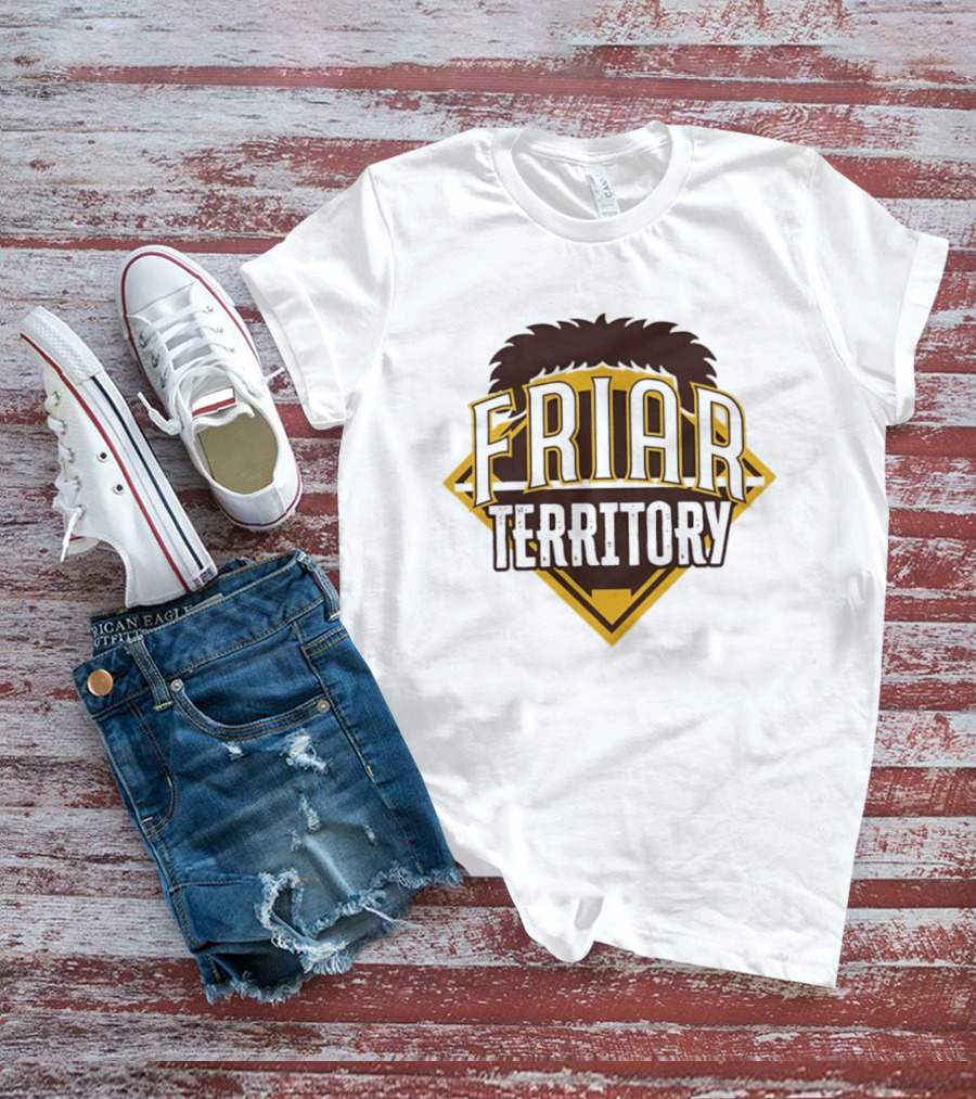 San Diego Padres Friar Territory Baseball Team T-Shirt