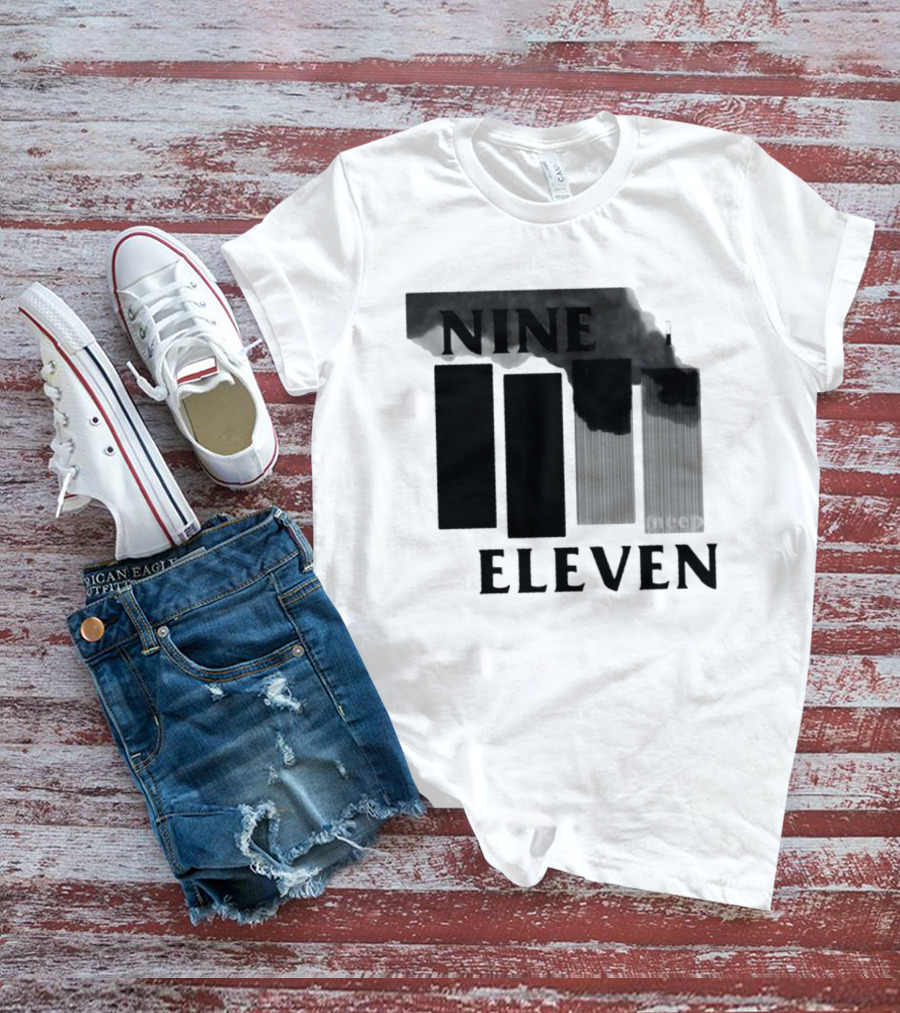 Nine Eleven Meep 9 11 Meme Dark Humor Towers Smoke T-Shirt