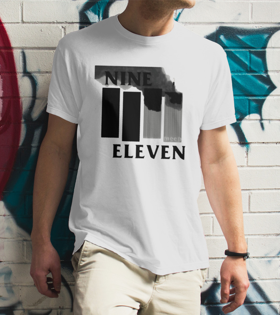 Nine Eleven Meep 9 11 Meme Dark Humor Towers Smoke T-Shirt