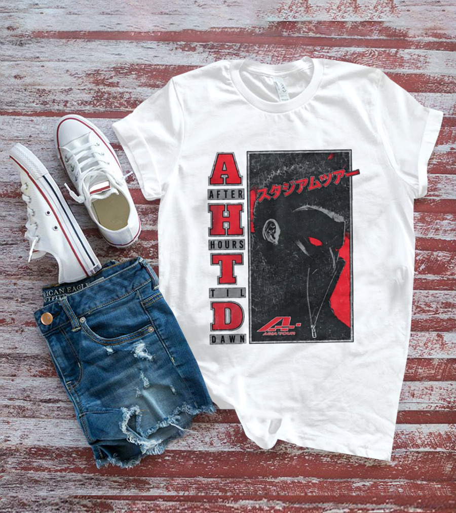 The Weeknd After Hours Til Dawn 2026 Asia Tour Tokyo Japan Pop Up Anime A Asia Tour T-Shirt