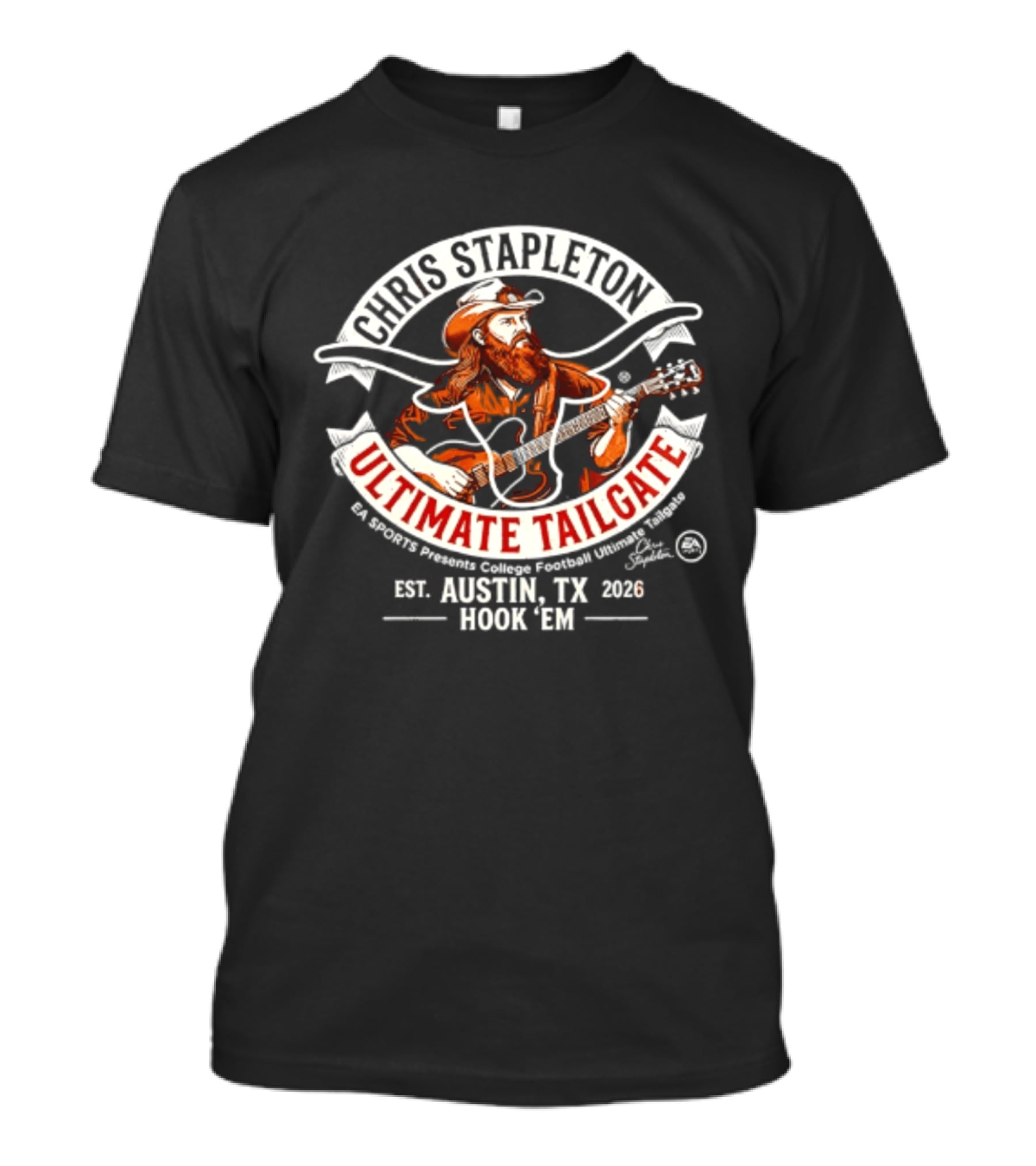Chris Stapleton Ultimate Tailgate Austin Texas 2026 Hook 'Em T-Shirt