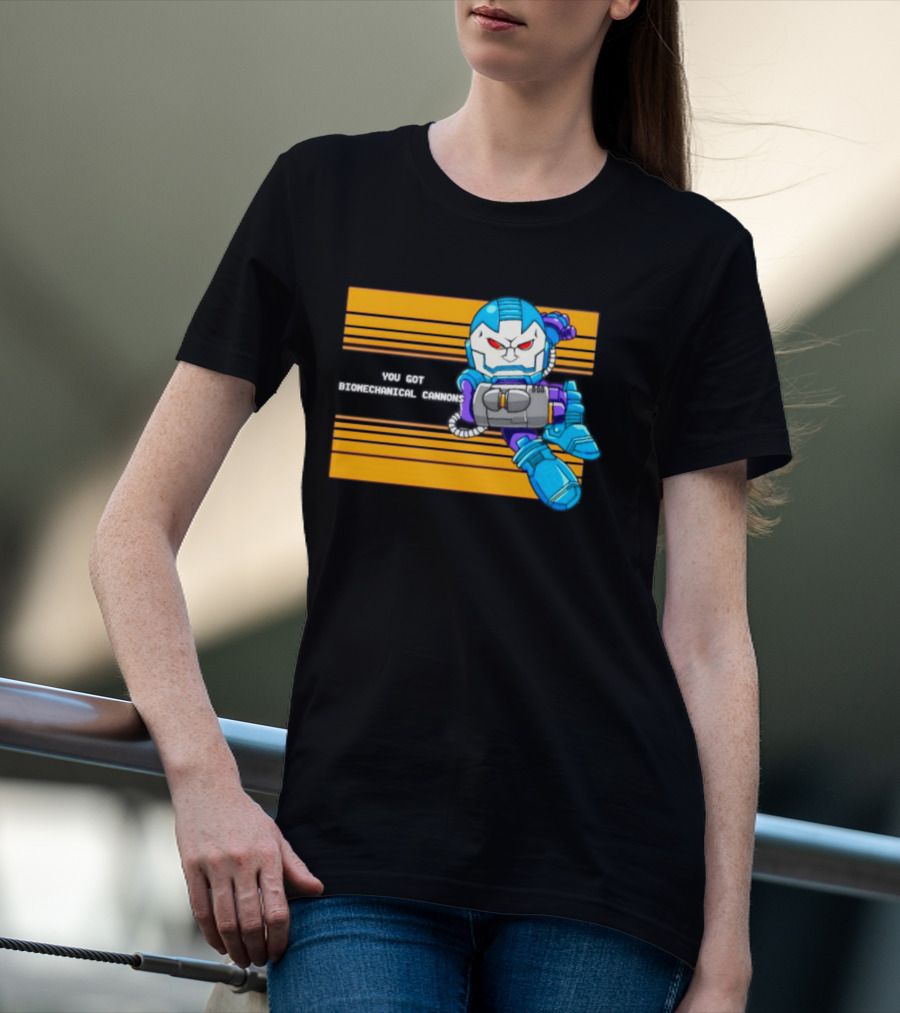 Apocalypse Marvel Cartoon Biomechanical Cannons T-Shirt