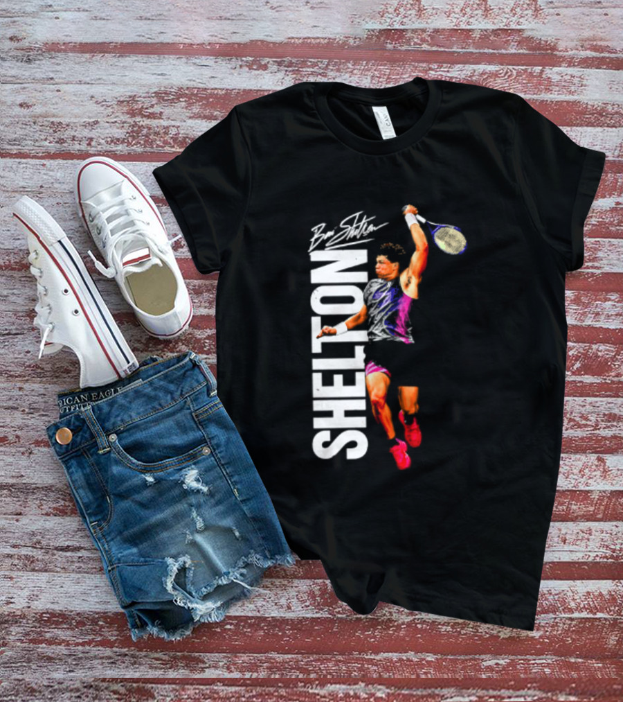 Ben Shelton Tennis Player Signature Art 2026 T-Shirt
