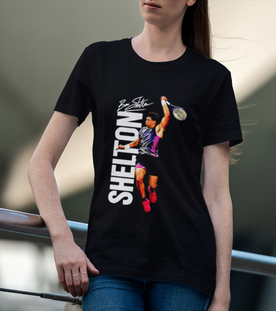 Ben Shelton Tennis Player Signature Art 2026 T-Shirt