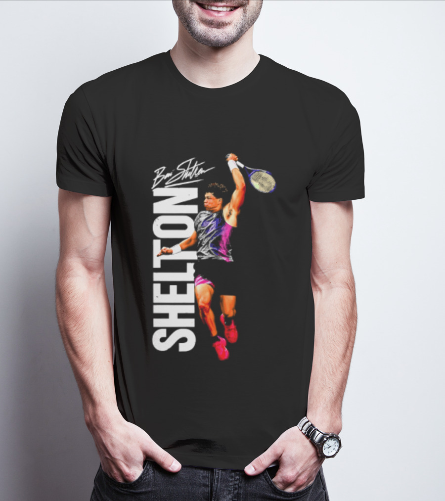 Ben Shelton Tennis Player Signature Art 2026 T-Shirt