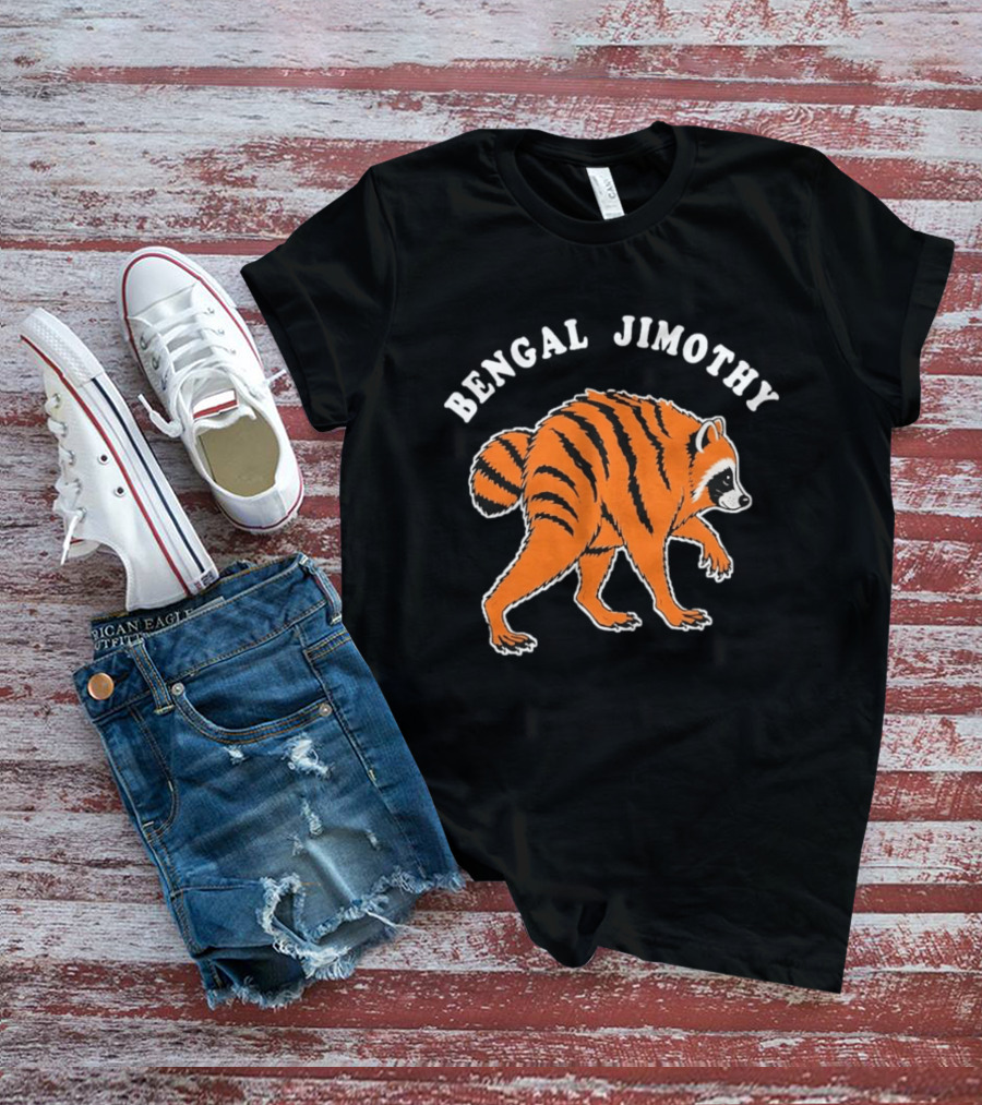 Bengal Jimothy Tiger Raccoon Creature T-Shirt