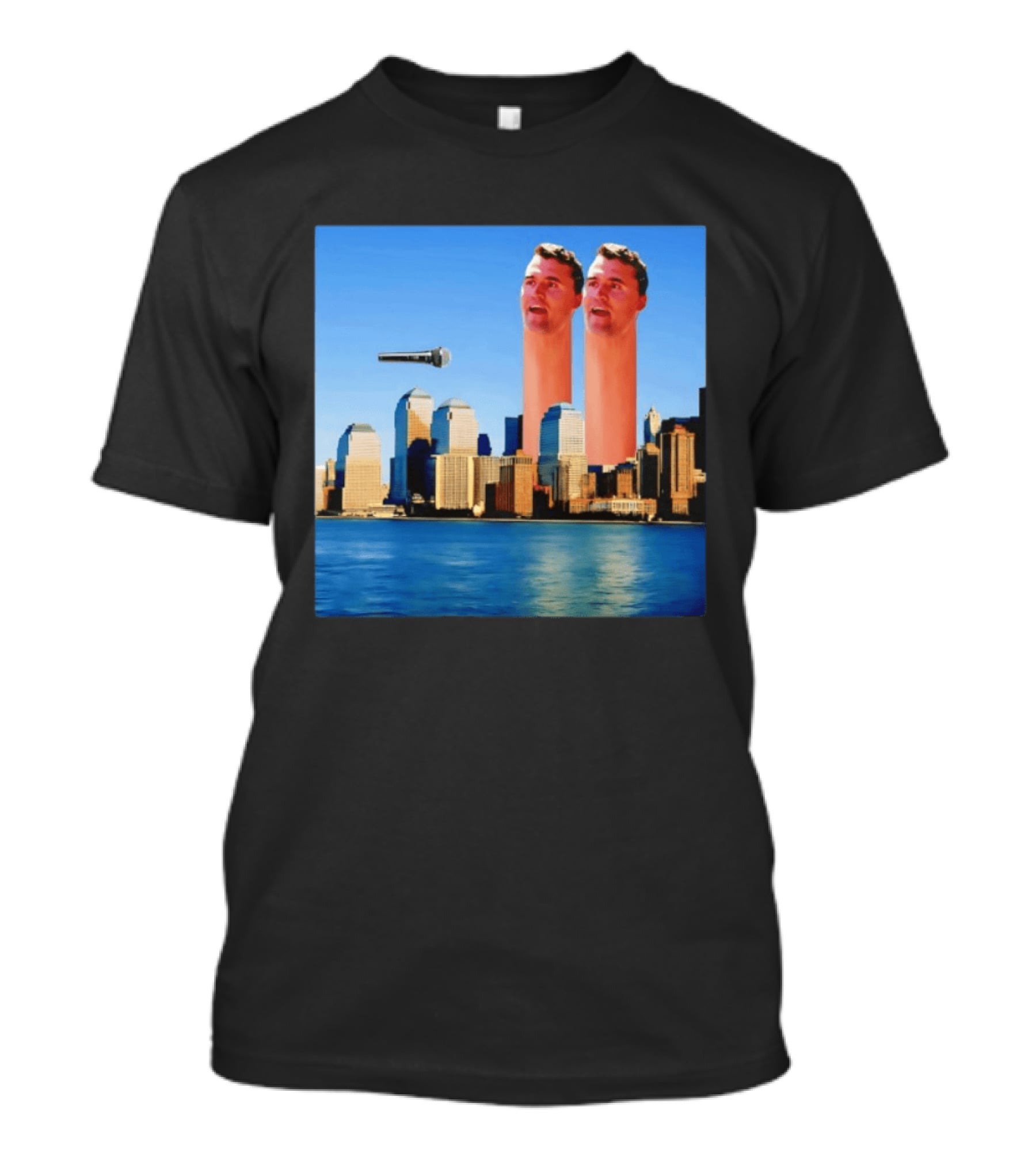 Charlie Kirk These Colors Don't Cum 9/11 Meme Turning Point USA Event T-Shirt