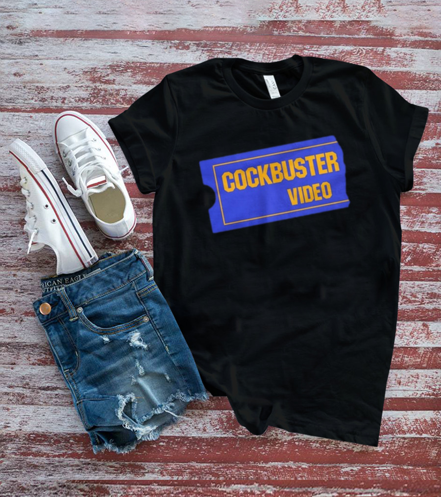 Cockbuster Video 90s Nostalgia Blockbuster T-Shirt