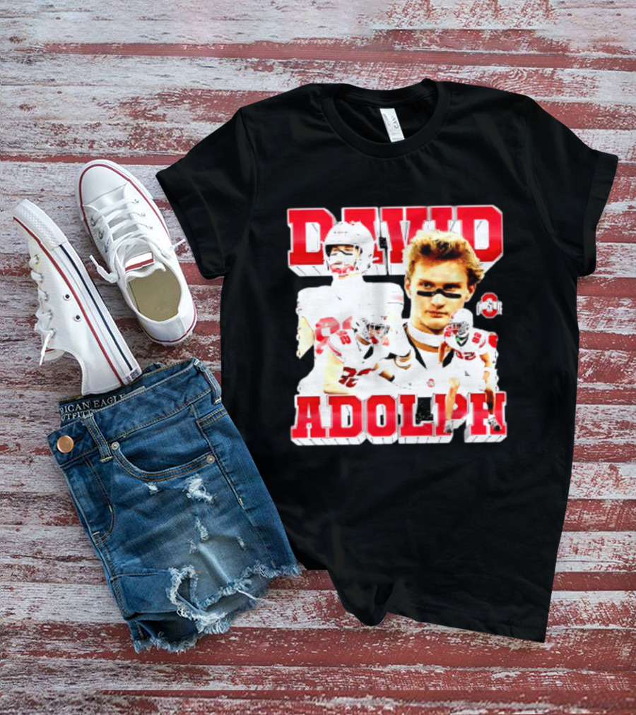David Adolph 82 Ohio State Buckeyes NCAA Player Highlights T-Shirt