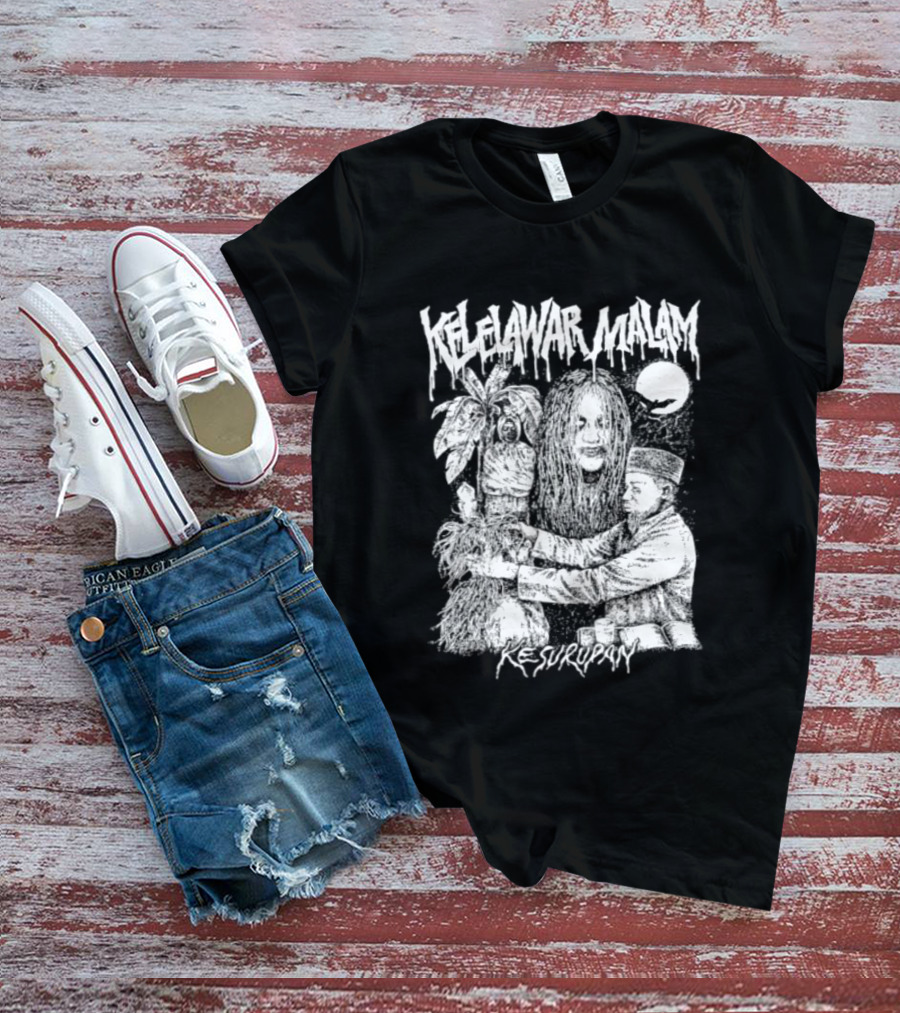 Kelelawar Malam Kesurupan Indonesian Metal Band T-Shirt