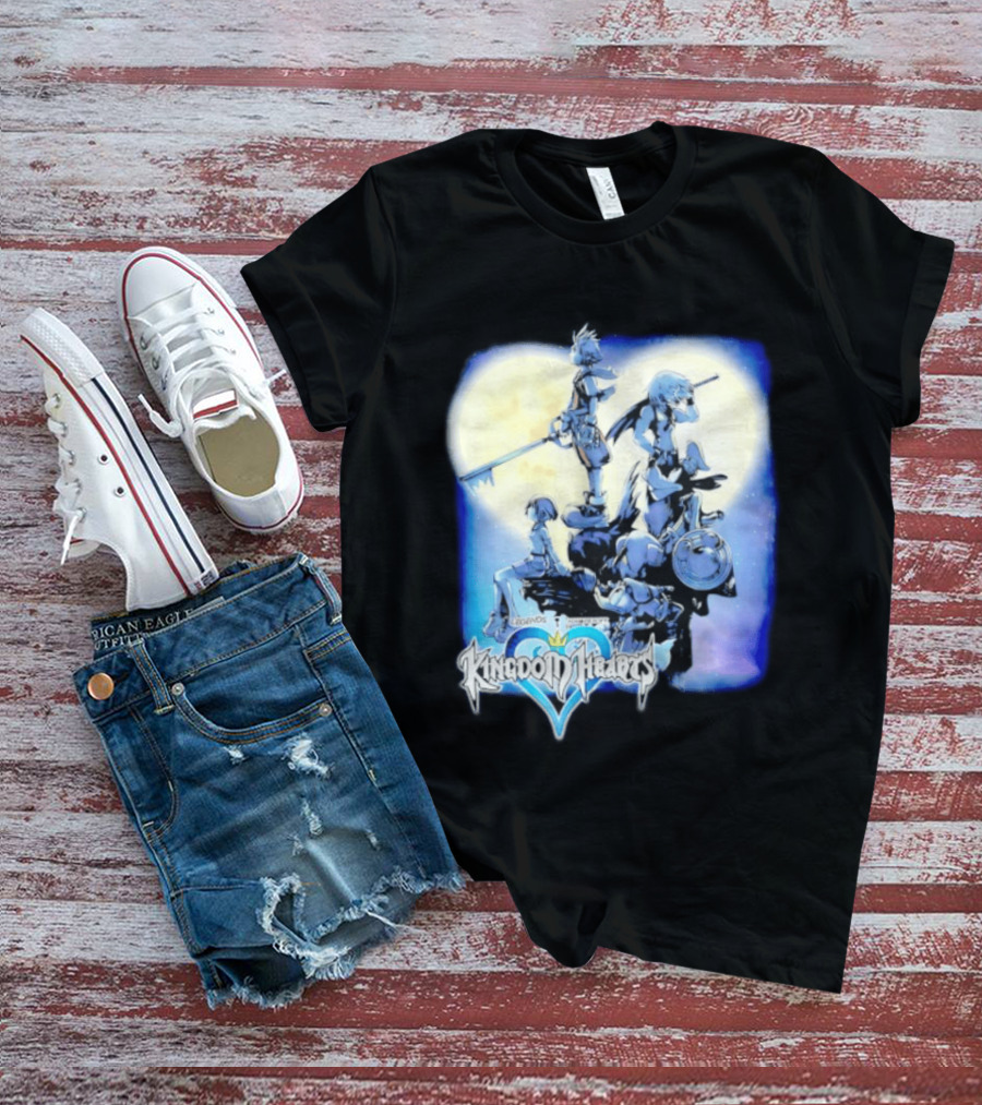 Kingdom Hearts Legends SquareSoft Sora Keyblade Moonlight T-Shirt