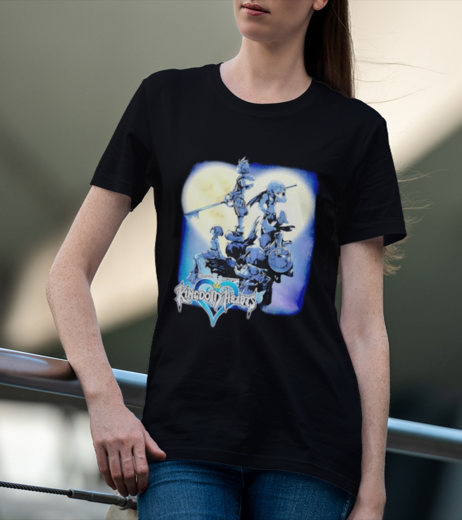 Kingdom Hearts Legends SquareSoft Sora Keyblade Moonlight T-Shirt