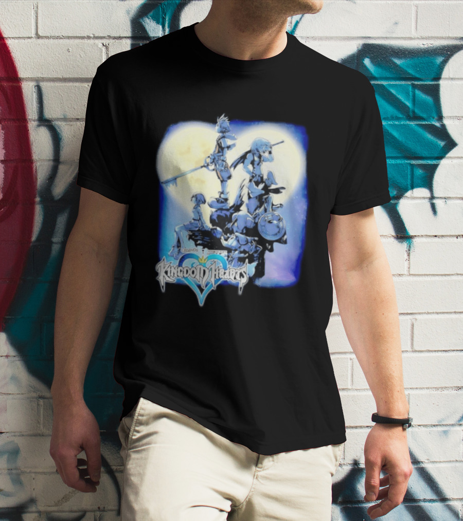 Kingdom Hearts Legends SquareSoft Sora Keyblade Moonlight T-Shirt