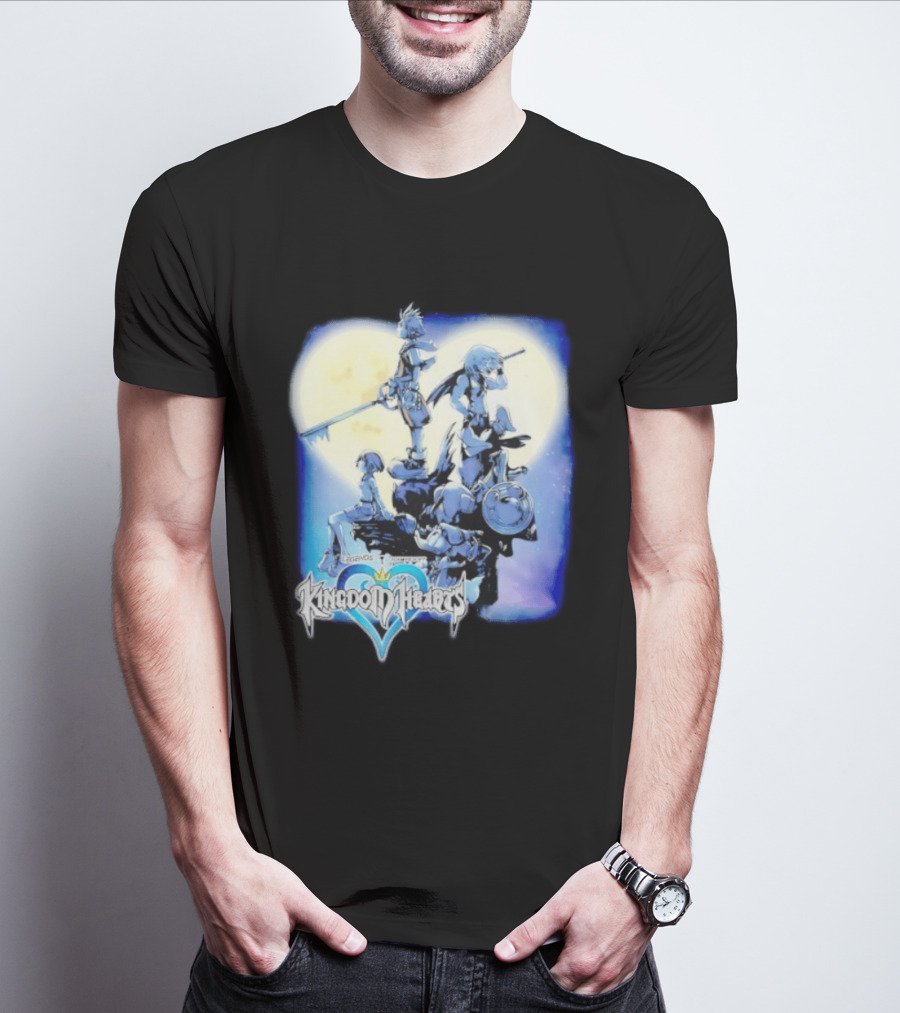 Kingdom Hearts Legends SquareSoft Sora Keyblade Moonlight T-Shirt