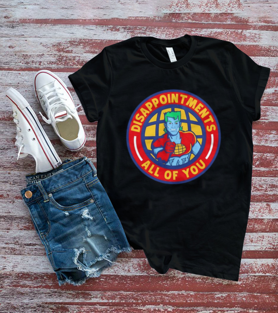 Disappointments All Of You Captain Planet Circular T-Shirt