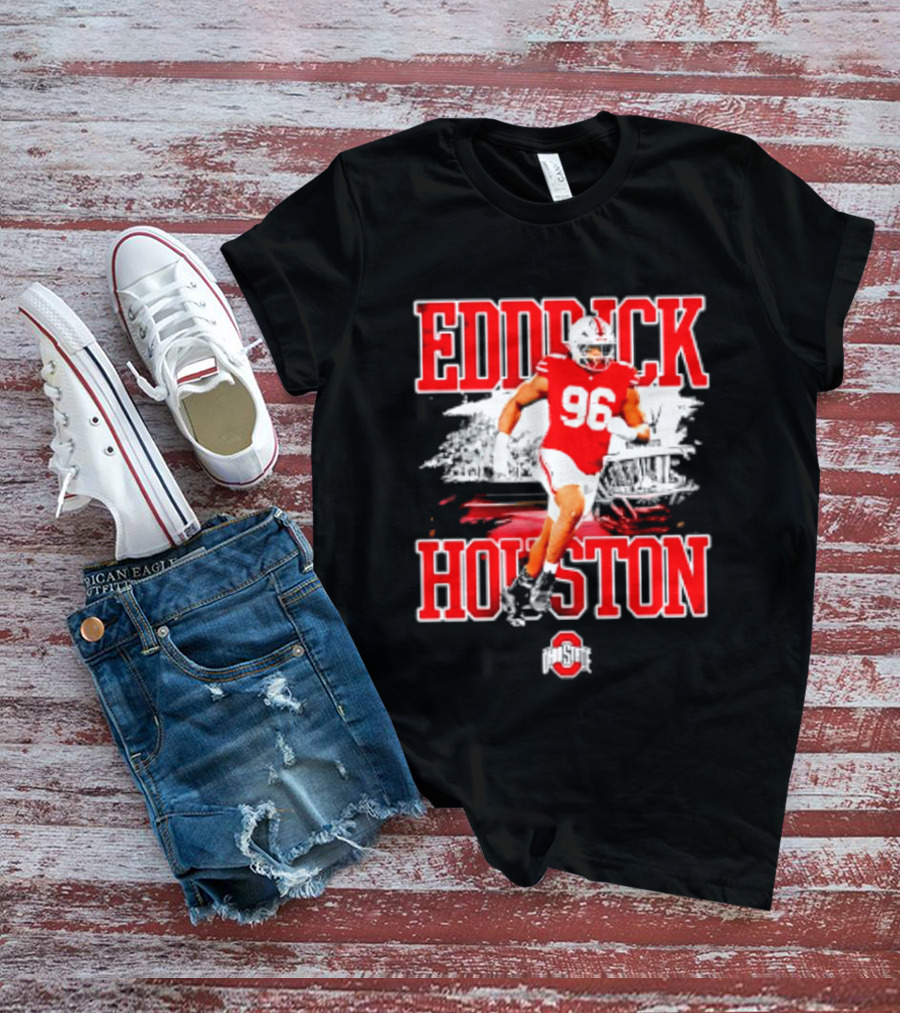 Eddrick Houston 96 Ohio State Buckeyes NCAA Football Player T-Shirt