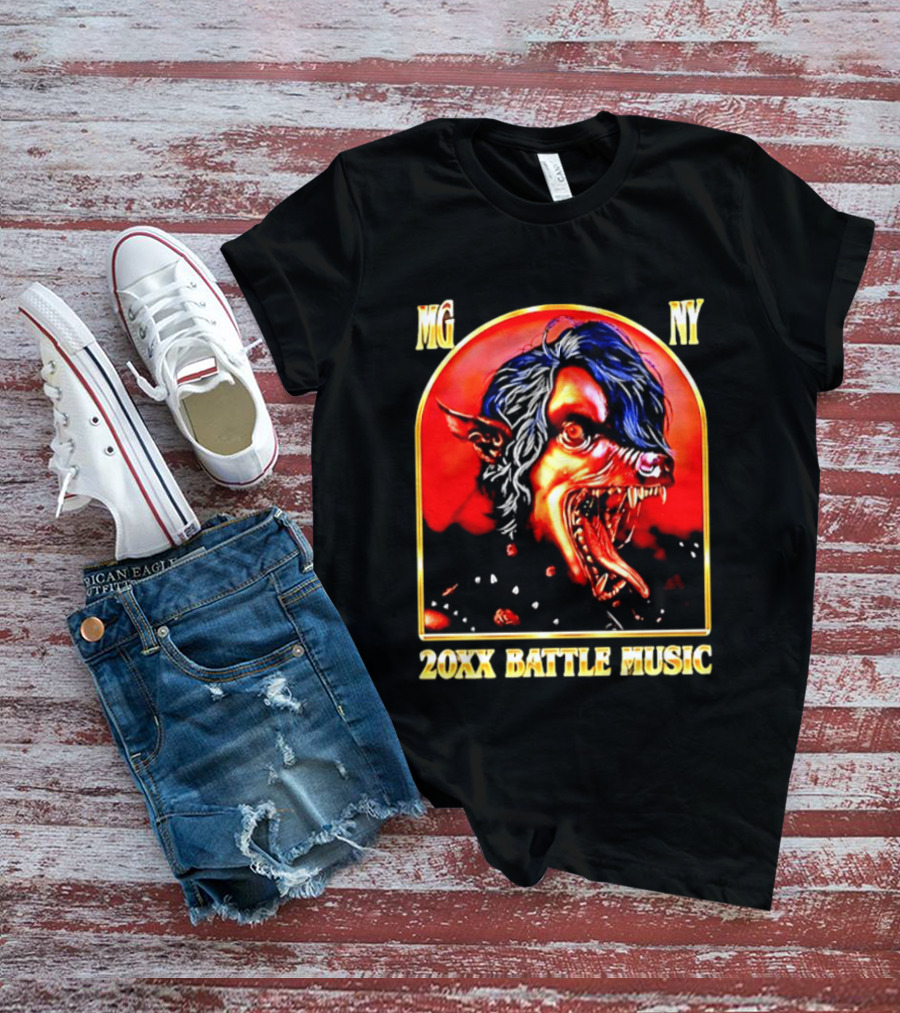 MG NY 20XX Battle Music Machine Gun Kelly Werewolf T-Shirt