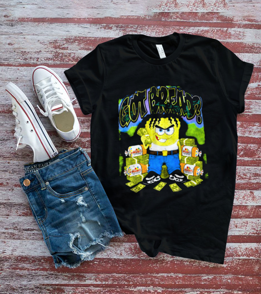 Wakko Exotics Store Whiteloaf Got Bread Black Character With Money Loaves T-Shirt