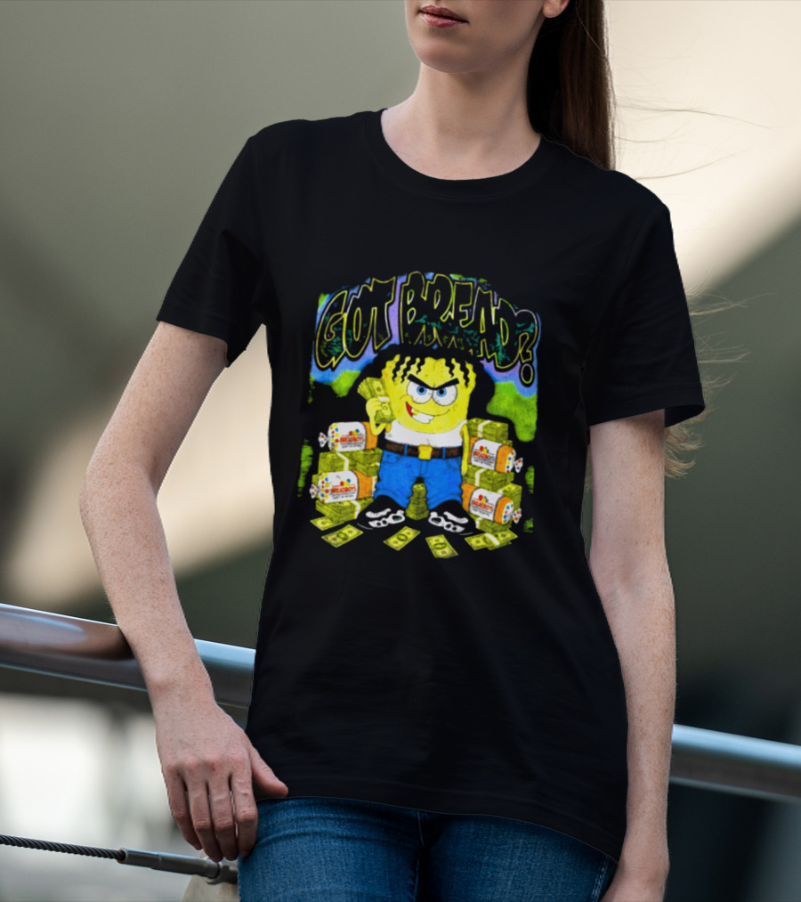Wakko Exotics Store Whiteloaf Got Bread Black Character With Money Loaves T-Shirt