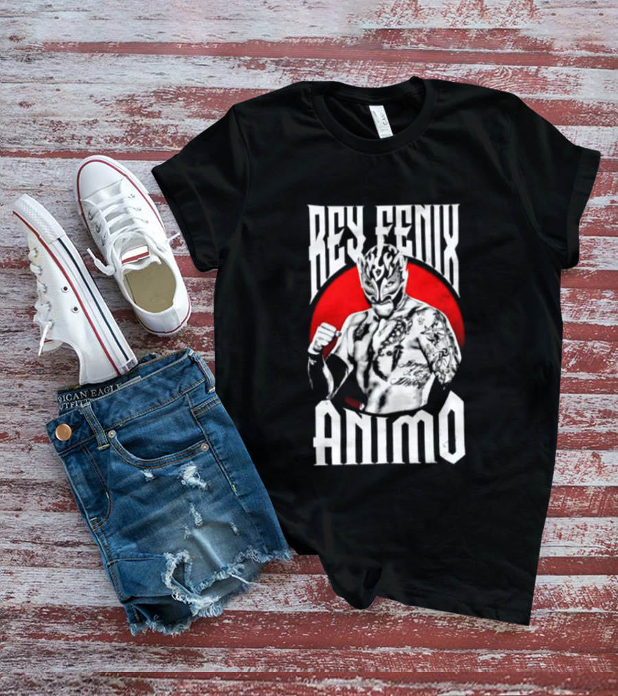 Rey Fenix Animo Lucha Libre AEW Wrestling Masked Fighter T-Shirt