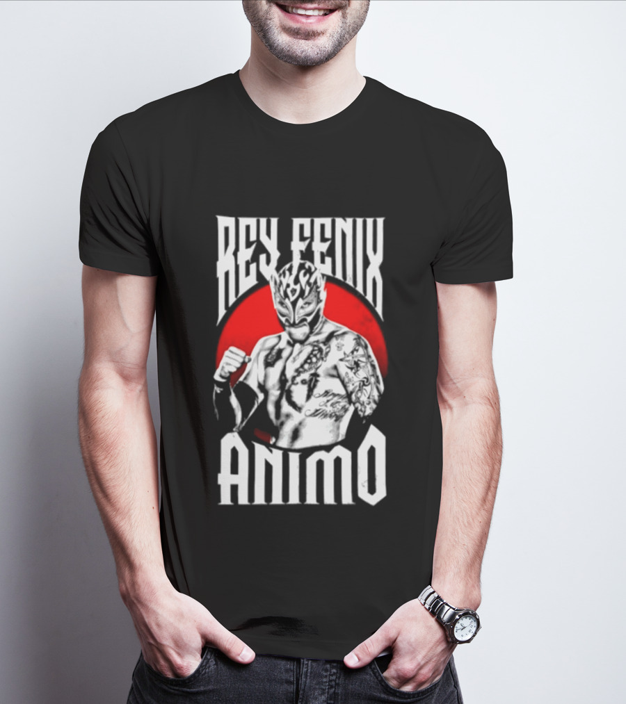 Rey Fenix Animo Lucha Libre AEW Wrestling Masked Fighter T-Shirt