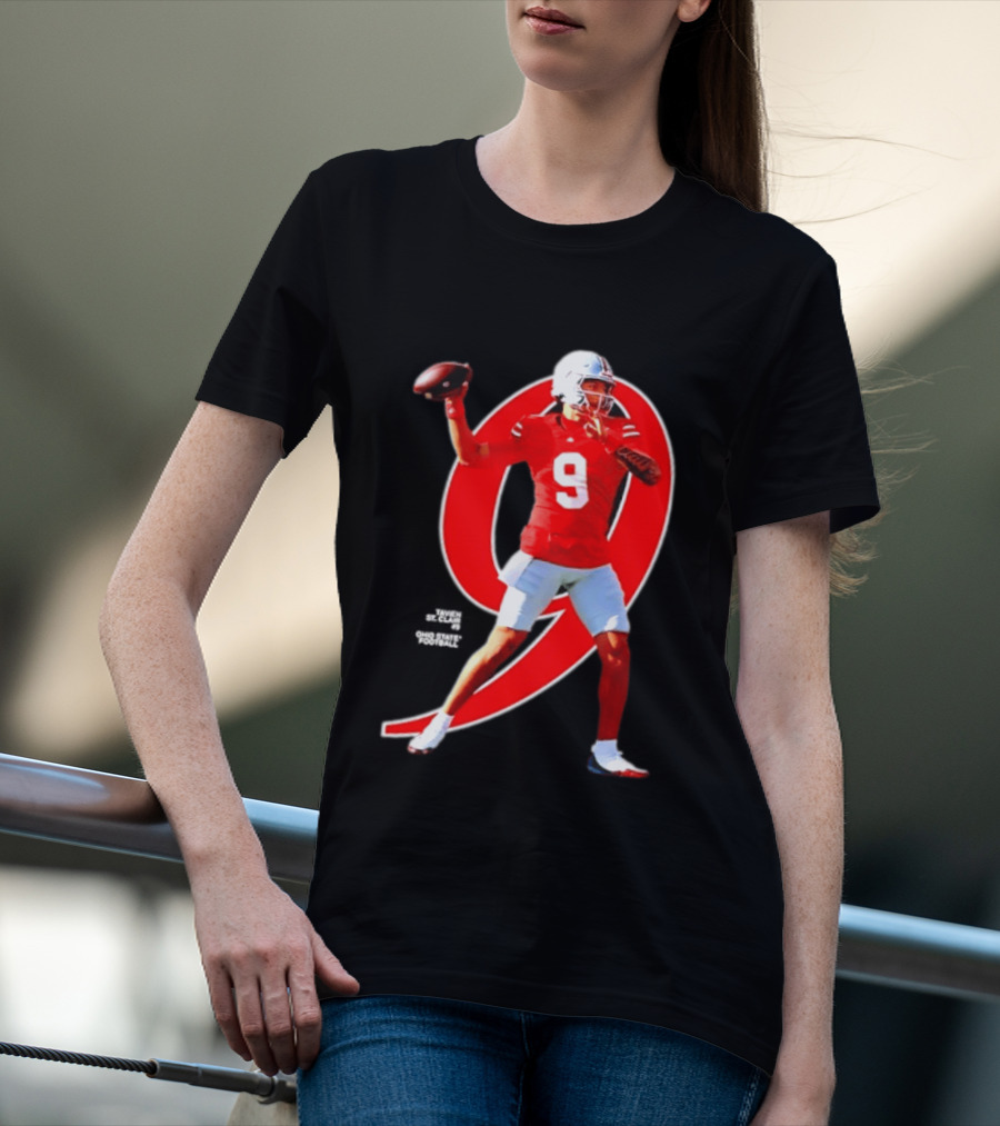 Ohio State Buckeyes Tavien St. Clair 9 NCAA Football Breakthrough Player T-Shirt
