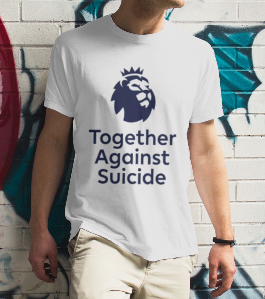 Together Against Suicide Mental Health Awareness Lion King Crown T-Shirt