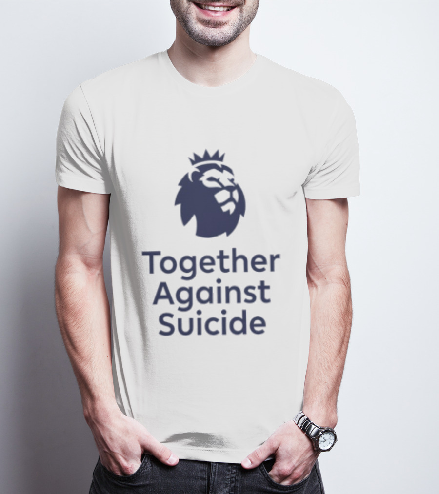 Together Against Suicide Mental Health Awareness Lion King Crown T-Shirt