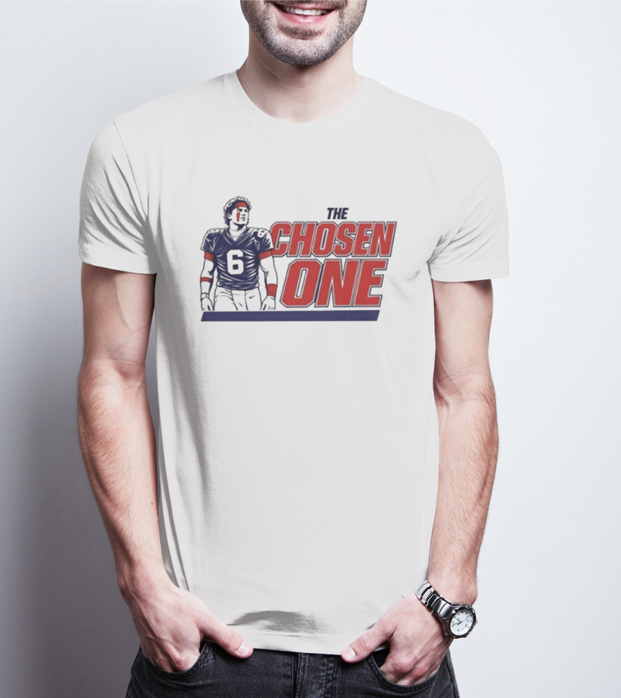 Chosen One Football Jersey Number 6 Athlete T-Shirt