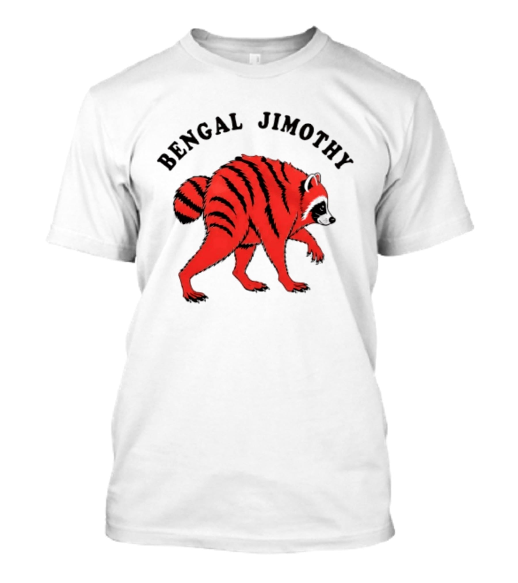 Cincinnati Bengals Bengal Jimothy Cartoon Raccoon T-Shirt