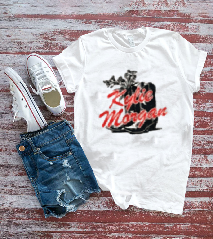 Kylie Morgan 1 800 Dump Him Boots Roses T-Shirt