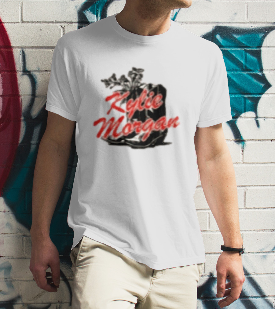 Kylie Morgan 1 800 Dump Him Boots Roses T-Shirt