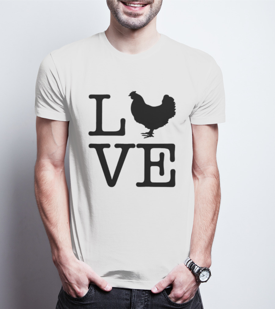 Dallas Cowboys Hunter Luepke Love Chicken LVE T-Shirt