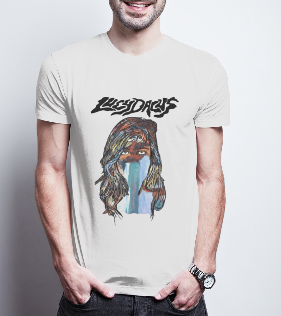 Lucy Dacus Melting Face 34 Length T-Shirt